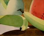 119, Plantains on Paper, 5 1/2 x 7 2009 wc. Please inquire.