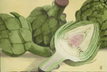 18, Artichoke Rhythm wc 1994 7 1/2 x 11. Not available.