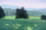 22, Recovery in Green, oil on board, 2004 16 1/2 x 25 Please inquire.