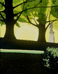 23, Rebirth, oil on board, 2004, 32 x 25. Not available.