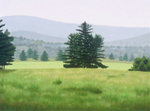 24, Recovery In Yellow, oil on board, 2004, 24 x 32. Not available.