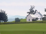 25, Digilio's Farm, oil on board, 1996, 12 x 16. Not available.
