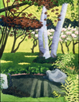 8, Tangled Branches, 12x9 2002 wc. Please inquire.